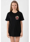 Türk Arma Baskı T-shirt - Siyah