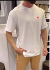 Unisex Bisiklet Yaka Baskılı Oversize T-Shirt - Beyaz