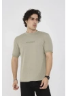 Unisex Bisiklet Yaka Slim fit T-Shirt- Açık Yeşil