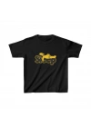 Unisex Çocuk Baskılı T-Shirt - Siyah