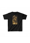 Unisex Çocuk Baskılı T-Shirt - Siyah