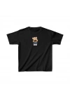 Unisex Çocuk Baskılı T-Shirt - Siyah