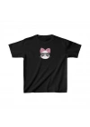 Unisex Çocuk Baskılı T-Shirt - Siyah