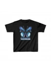 Unisex Çocuk Baskılı T-Shirt - Siyah