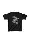 Unisex Çocuk Baskılı T-Shirt - Siyah
