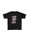 Unisex Çocuk Baskılı T-Shirt - Siyah