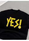 Unisex Nakış İşlemeli T-Shirt - Siyah