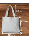 Unisex Piknik ve Deniz Cepli Fermuarlı Çanta - Beyaz