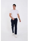 Unisex Üç İplik Basic Eşofman Pantolon - Lacivert