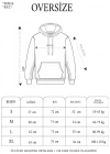 Unisex Üç İplik Kapşonlu Nakışlı SweatShirt - Kahve