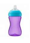 Yumuşak Uçlu Bardak 300 ml Mor