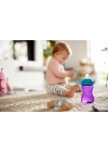 Yumuşak Uçlu Bardak 300 ml Mor