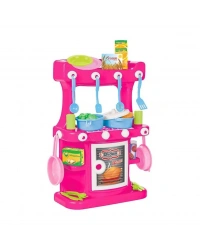 03 335 Hamarat Ayaklı Mutfak Seti Pembe -NessiWorld Oyuncak
