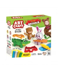 03697 Eğlenceli Hayvanlar Hamur Set 200 gr