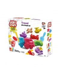 03998 Art Craft Seyahat Araçları Hamur Set 168 Gr -Fentoys