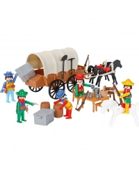 04 003 NessiWorld Mekanik Seri 3 Kovboy Arabası -NessiWorld Oyuncak