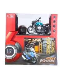 1/12 Motosiklet Latte PB 3R Sesli ve Işıklı