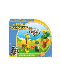 10932 Harika Kanatlar Bellonun Yağmur Ormanı 15 parça blok - Mega Oyuncak