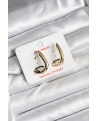 14K Gold Renk Kaplama CM Kadın Küpe