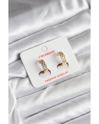 14K Gold Renk Kaplama CM Kadın Küpe