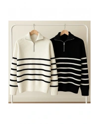 2 li avantajlı paket dik yaka selanik kazak premium kalite erkek kazak