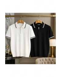 2 li avantajlı set erkek yazlık kısa kollu premıum kalıte triko tişört