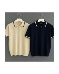 2 li avantajlı set erkek yazlık kısa kollu triko tişört