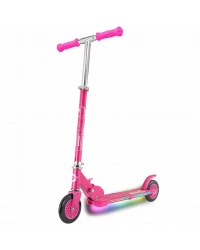 2 Tekerlekli Flash Işıklı Pembe Scooter