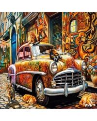 20073 PUZZLE 500 Cats Of The Car