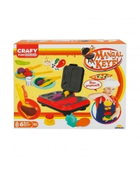 2052 Crafy Mangal Keyfi Oyun Hamuru Seti 300 g 22 Parça