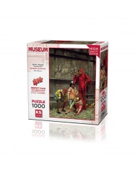 20662 Jesters Playing Cochonnet 1000 Parça Puzzle -NessiWorld Puzzle