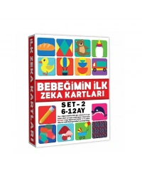 2205 Eğitici Kartlar 6-12 Ay Zeka Kartları
