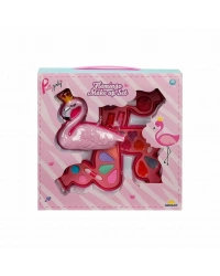 2599 Flamingo Şekilli 3 Katlı Makyaj Güzellik Seti