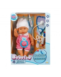 30111 Doktor Zamanı Sesli Bebek Seti 35 cm (Ürün oyuncaktır)