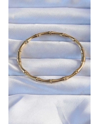 316L Çelik Altın Renk Kemik Model Bileklik