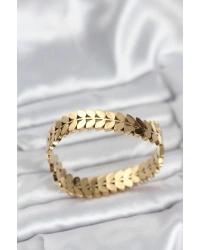 316L Çelik Başak Model Kadın Kelepçe Bileklik