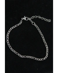 316L Çelik Figaro Model Gümüş Renk Erkek Bileklik