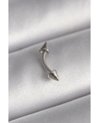 316L Çelik Gümüş Renk Çivi Model Piercing