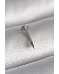 316L Çelik Gümüş Renk Çivi Model Piercing