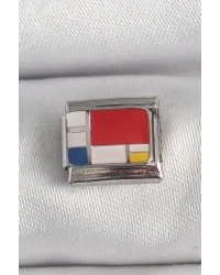 316L Çelik Gümüş Renk Karışık Renk Portre Model Nomination Charm