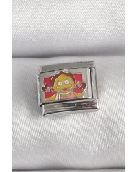 316L Çelik Gümüş Renk Renkli Çocuk İşlemeli Nomination Charm