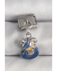 316L Çelik Gümüş Renk Sallantı Kova Burç Model Nomination Charm