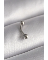316L Çelik Gümüş Renk Topçuk Model Piercing