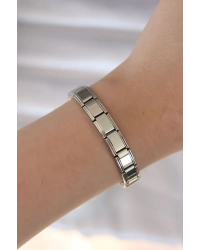 316L Çelik Gümüş Renk Yazısız Nomination Model Kadın Bileklik