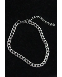 316L Çelik Klasik Model Gümüş Renk Erkek Bileklik