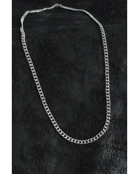 316L Çelik Klasik Zincir Model Gümüş Renk Erkek Kolye