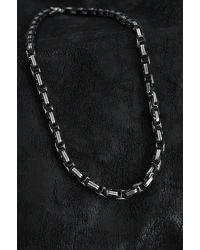 316L Çelik Kral Zincir Model Gümüş Renk Erkek Kolye