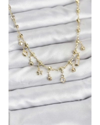 316L Çelik Zincir Gold Renk Kolye