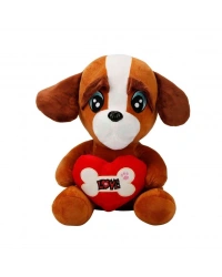 3183 NessiWorld Kalpli Peluş Köpek 30 cm