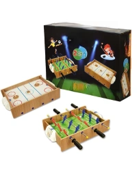 412 Ahşap Hokey ve Masa Maçı Oyunu